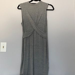 Topshop gray sleeveless dress